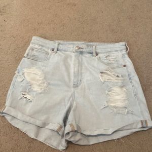 American Eagle Ripped Jean Shorts